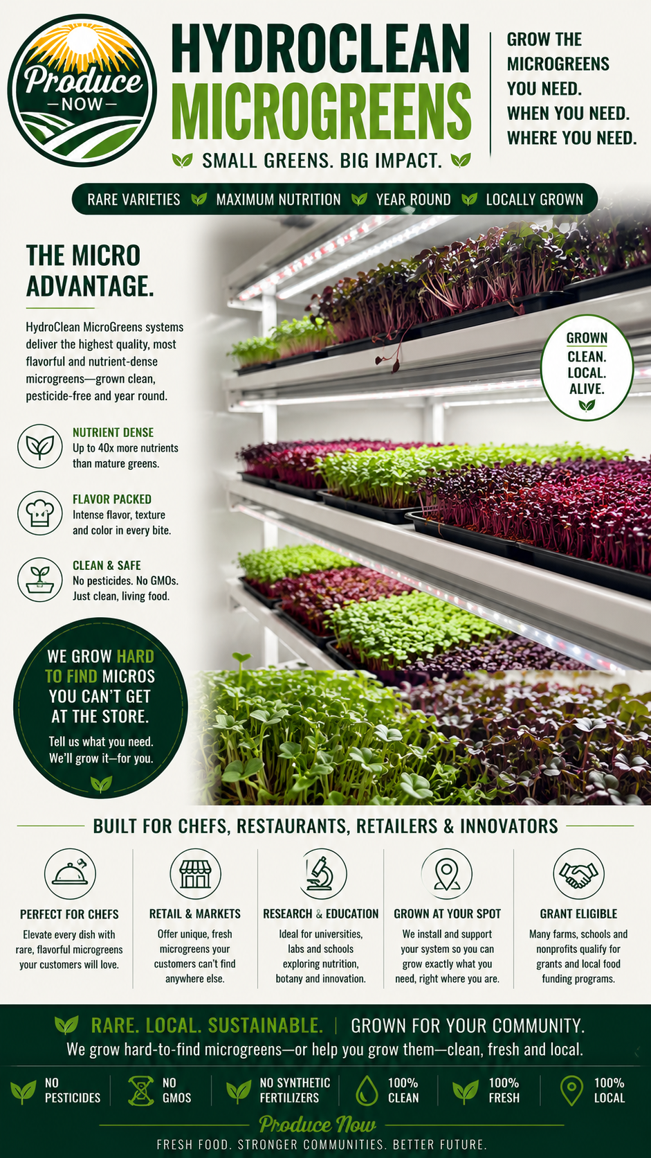 HydroClean Micro-Greens